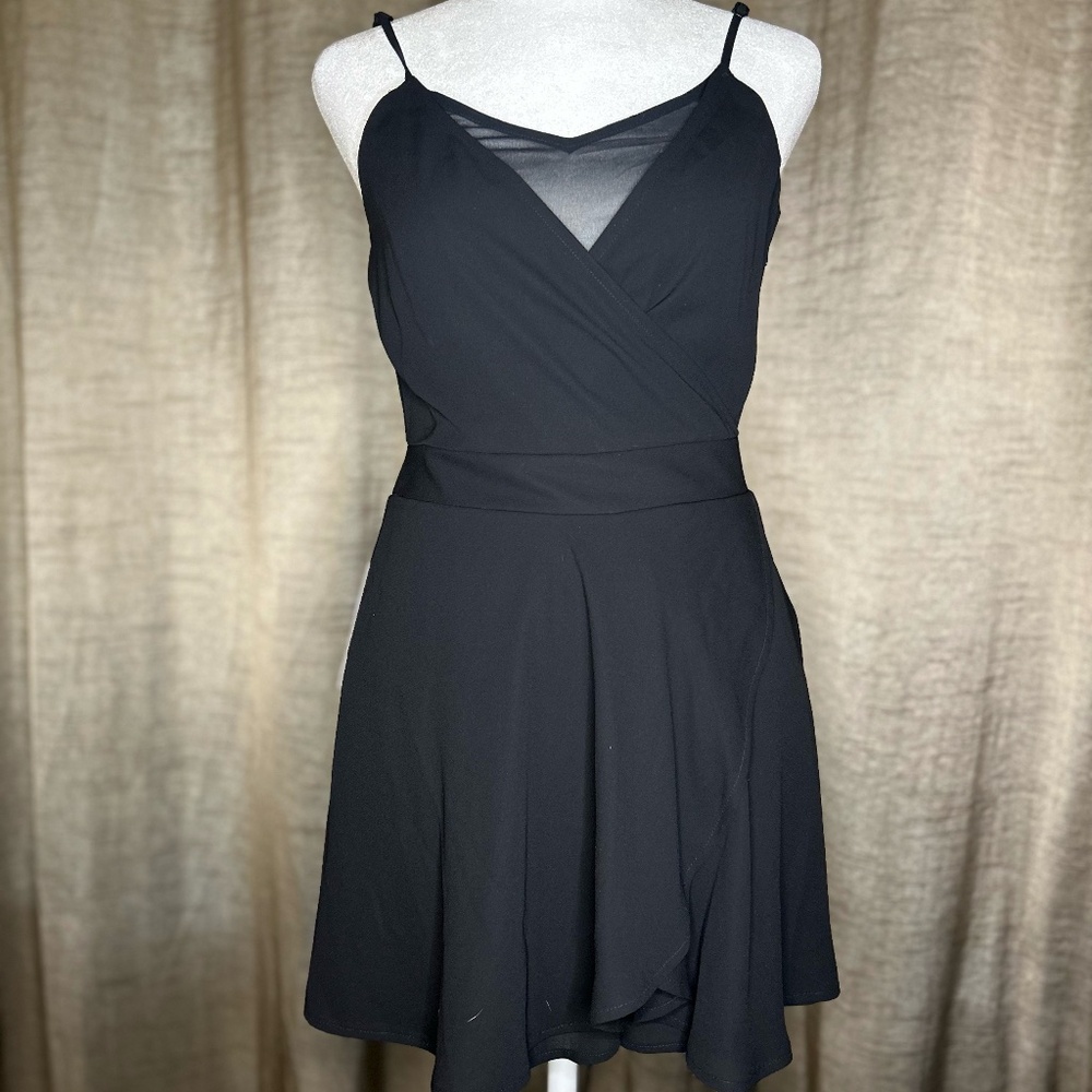 Express Black Romper Dress NWT